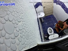 Public Toilet Cam 1. Sucking a strangers cock in a public restroom