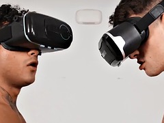 Men - Ashton Summers, Malik Delgaty And Kenzo Alvarez Have A Threesome After Playing With A VR Toy