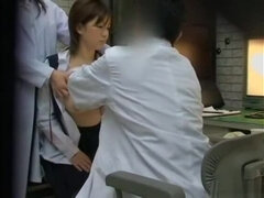 Japan school breast exam gyno doctor