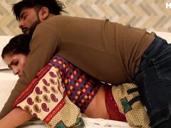 Indian Bhabhi with Huge Natural Tits Rough Fucked Hard by Devar - Hindi Audio