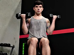 NextDoorStudios - Hot Muscle Fucks Brother in the Gym