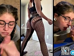 Amateur, Nana, Gros seins, Noire, Sucer une bite, Compilation, Masturbation, Nénés