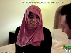Watch Hijab Teen & Stepbro's steamy sex life on FamilyStroke.net