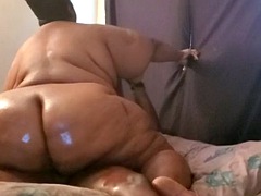 Wide hip g booty bbw 51 year old granny riding bbc part 3