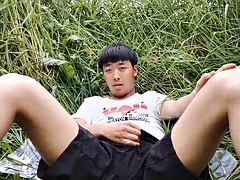 Boy from china Cute teen masturbation Asian boys Amateur twink Outdoors