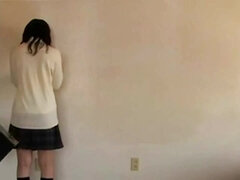 Jap Girl Aya Spanked And Gets A Very Red Butt