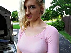 Blonde cutie pie Aubrey Appreciate gets fucked in the ass