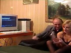 Russian man sex joy with lady home hidden cam