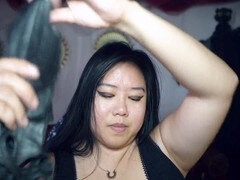 Mistress Mara's Sensual ASMR Leather Gloves Experience