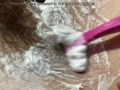 New hairy bush big clit close up video compilation pov