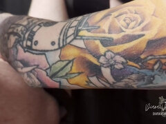 Britânico, Humilhação, Maduroa, Amante, Escravoa, Fumar, Tatuagem, Amarrada