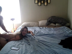 Stor kuk, Bisexuell, Creampie, Fitta, Trekant, Vibrator