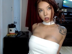 Amateur, Mignonne, Rousse roux, Solo, Webcam