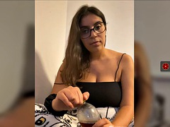 YasmineCarrera tuga shows off her big tits and areolas