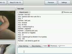 fatty PLUMPER redhead play with fake chick on chatroulette