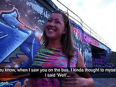 Public agent elisa tiger fucked doggy style below highway