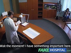 Uninhibited patient craves for her doctor's hard cock in her pussy - POV reality porn