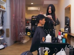 ModelMedia Asia-Barber Shop Bold Sex-Ai Qiu-MDWP-0004-Best Original Asia Porn Video