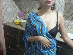 Indian wife seduces her brother-in-law in the kitchen