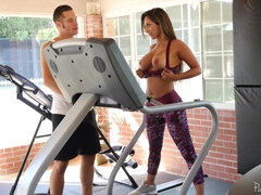 Fabulous Reena Sky gets pounded by her personal trainer