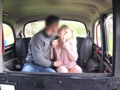 Nubile Anna Rey get eaten out & fucked & swallow a mouthfull in the taxi