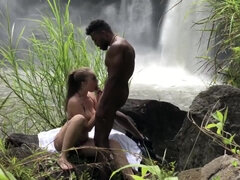 Amateur, Culo, Mamada, Morena, Sexo duro, Interracial, Al aire libre