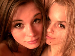 Teen lesbo games in sauna