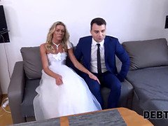 Czech bride Claudia Macc fucked in front of her upset groom