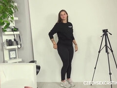 Czech brunette chick Taylee Wood - Chubby girls ride cock better - amateur pov sex