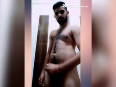 Haryanvi Jaat Indian prettiest stud masturbating