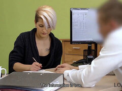 LOAN4K. Lussy sugary-sweet needs money for her biz so tempts