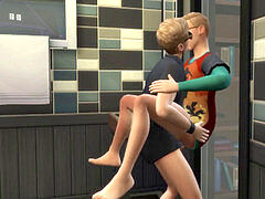 SIMS 4 SELFCEST - teen fellow gets ravaged by bad versions of himself