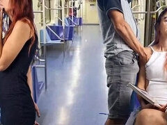 Redhead Teen Fanny Squirting on Bus - Public Sex & Amateur Action