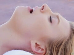 Blond, Sperma, Hd, Masseren, Buiten, Gezichtspunt