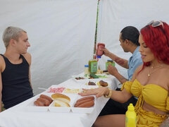 Horny shemale breathtaking anal video