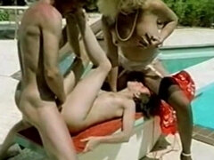 Submissive Guy Getting Pegged By Horny Vintage Mistress