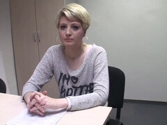 casting blonde - Lenka - Czech teen