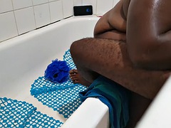 Thot in Texas - African American BBW sucking cum in her mouth