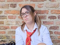 Culo, Culo grosso, Britannica, Occhiali, Sculacciata, Studente, Maestra, Uniforme