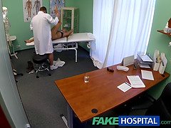 Amateur, Rubia, Checa, Médico, Examen, Hd, Enfermera, Pov