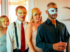 Masked wives are having a wild time swapping dicks