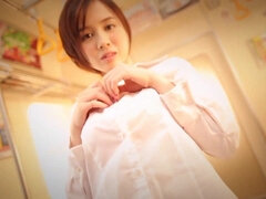 Asiatique, Cul, Gros cul, Gros seins, Sucer une bite, Brunette brune, De plein air, Public