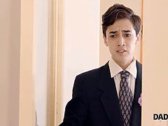 ブロンド, フェラチオ, 結婚, 捕まる, 爸, Hd, オッパイの, 結婚式