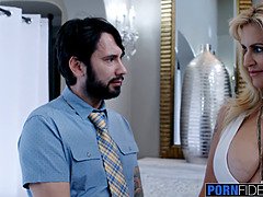 Gros cul, Gros seins, Blonde, Sucer une bite, Hard, Hd, Mère que j'aimerais baiser