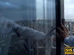 Rumpe, Vakker, Brunette, Pikk, Hd, Fitte, Realitet, Suging