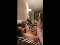 Stor kuk, Stora tuttar, Sperma shot, Handjobb, Orgasm