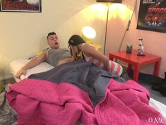 Asiático, Verga grande, Chupando