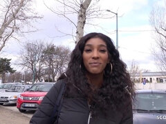 Boquete, Peituda, Ébano negroa, Fêmea, Alemãoã, Melharucos naturais, Orgasmo, Público