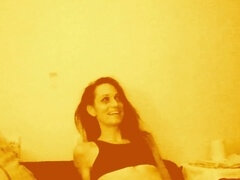 Leie, Grosser schwanz, Strumpfhose, Zierlich, Dürr, Strapon, Titten