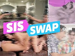 Huge Boobed Stepsister Slips Her Tight Dress Up And Takes Her Stepbro's Dic